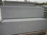 Cheap price Bullnose  G603 granite stone steps for outdoor stairs