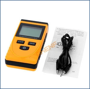 Cheaper Price CE Approval Pocket Digital LCD Surface Resistance Meter Tester
