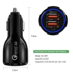 Cheapest Price Car Charger 2*USB Charger Quick Charge QC3.0 Car Phone Charger For Smart Phones
