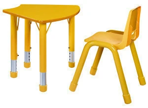 Children furniture best trapezoid table and chair set