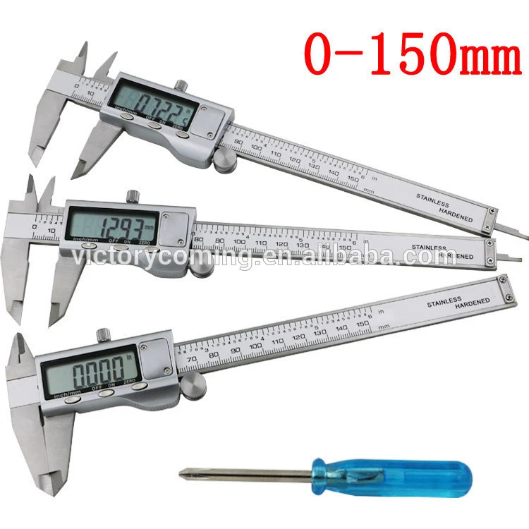 China Competitive Price150mm 200mm 300mm Insize Electronic Digital Dial External Vernier Calipers For Measuring Tool
