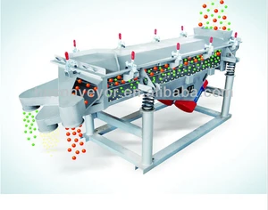 China grain linear vibrating screen for sieving various grains