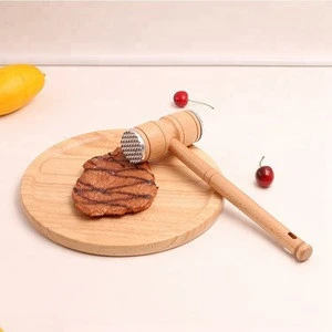 China High Quality Cheap Wholesale Kitchen tools wooden kitchenware best meat hammer