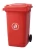 Import China New Material Blue Outdoor Plastic Waste Bin,Plastic 120Liter Dustbin With Wheels from China