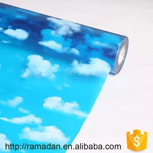 China OEM decorative printing bullet proof window film smart patterned frosted window film
