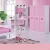 Import China Pink Girls Wood Bedroom Furniture from China