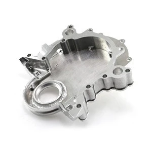 China precision custom billet aluminum motorcycle timing chain cover