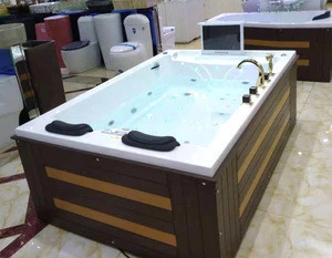 China supplier acrylic massage cheap freestanding whirlpool bathtub