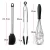 Import China Supplier Safe Healthy Food Grade Silicone Spatula Scraper Spoon Colander Black Mini Egg Whisk Wiper Baking Cooking Tools from China