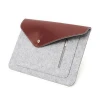 China wholesale anti theft Lightweight OEM 13 grey sleeve felt laptop bag