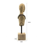 China wholesale handcrafted wood products wooden puppet decorative craft house art ornament