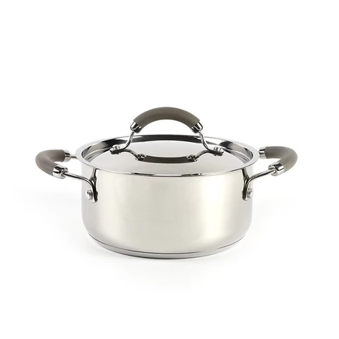 Chinese Cooking Wok with Handles Soup Pot Pan Cookware Set and Stainless Steel Not Support Sustainable Everyday Modern