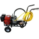 Chinese price 5.5 HP Automatic spray hot paint road marking machine
