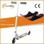 Chinese snowmobiles snow scooter with plastic racer sled