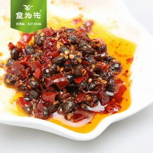 Chinese Traditional Food and Noodles Sauce Wholesale Bottled Hot Chili Bean Drum Sauce