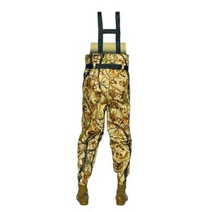 CHN-81205M high quality fishing wader suit camo high chest fishing wader boots