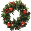 Christmas large cherry european-style garlanded wicker pendant handmade glow wreath Christmas fruit Christmas tree decorations