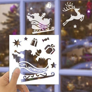 Christmas Snowflake stencil Product name and 0.18-0.3mm Thickness stencil