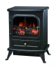 Classical freestanging electric fireplace 1800W heating portable