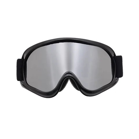 Clear Motocross Goggles Motorcycle Windproof Dust Detachable Visor Helmet Eye Protection Pin