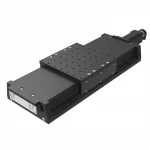CNC precision machined black aluminum optical motorized xy linear translation stage