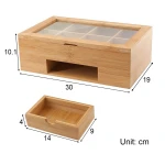 Cocostyles traditionally handcrafted simple stylish design craft products bamboo tube tea box