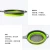 Import Collapsible Silicone Colanders Silicone kitchen Strainer Space-Saver Folding Strainer Colander from China