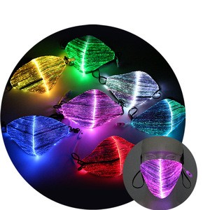 Colorful LED Rave Mask For Christmas Halloween Party Festival