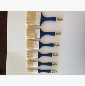 Colorful longer hog hair plastic handle paint brush