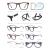 Import Colorful oversized eye glasses frames acetate eyeglasses frame women eyewear optical with clear lenses from China