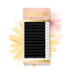 Comelylash eyelash extension russian faux mink lash and korean silk eyelashes extension with volume 0.03 eyelash extensions