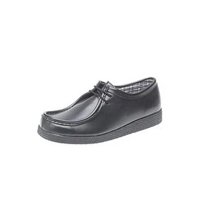 Comfort uniform shoes kids black school shoes