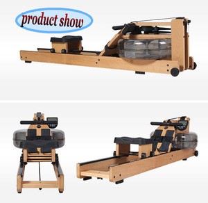 Commercial fitness equipment in gym equipment factory price good quality China cardio  adjustable wooden water rower