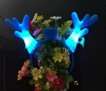 commission agent wanted antlers flashing light hairband headband fashion accessories