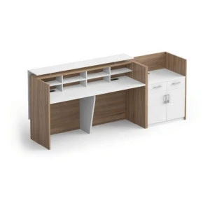 Company Dimensions Wood Reception Desk Furniture