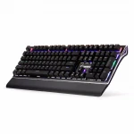 Cool Side Logo Light Computer Keyboards Gaming Clear and Crisp Keys Board with 108 Keyboard Keys