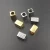 Import Cord End Tip Gold/Silver Alloy Cylinder End Stoppers For Hoodies Trousers from China