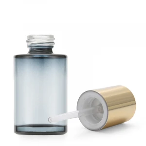 cosmetic packaging dropper bottle Empty Cosmetic glass bottle 30 ml glass dropper bottle Automatic Spinning pump
