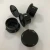 Import cosmetic packaging Stock 28/410 black plastic flip top cap for bottle Disc cover plastics caps plastic cover from China
