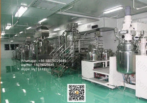 cosmetics cream paste lotion shampoo emulsifying mixer machine vaccum homogenizing machine cosmetic Equipment emulsifier