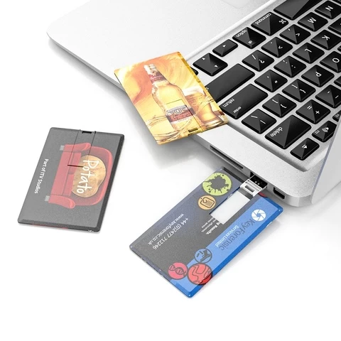 Credit card memory flash usb drive