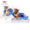Crystal Feng Shui Wholesaler Couple Dragon Pixiu Figurines Money Drawing Liuli Craft