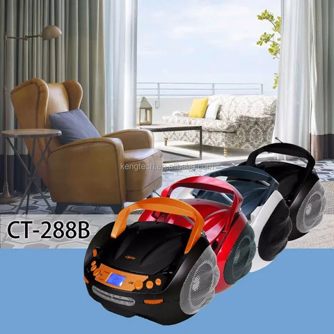 CT-288B Newest AM FM Radio Portable CD Boombox manufacturer price