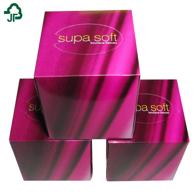 Cube box facial tissue paper