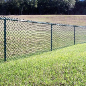 custom 8 ft pvc chain link cyclone wire fence price