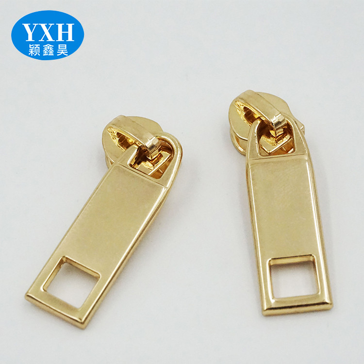 Buy Custom Blank Logo Metal Zipper Handle Bag Business Bag Zipper Head ...