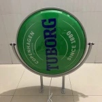Custom Brand Logo Outdoor Waterproof Wall Mounted Mould Sucking Lightbox Light Box Advertising Sign