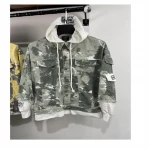 Custom Design Men Double Pocket Adjustable Pullover Streetwear Men Windbreaker Jacket