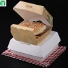 custom disposable printed folding paper hamburger box