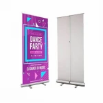 Custom Economical Portable Roll Up Display Rollup Advertising Banner Stand Aluminum Standee